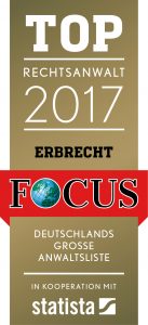 Top Rechtsanwalt Focus 2017